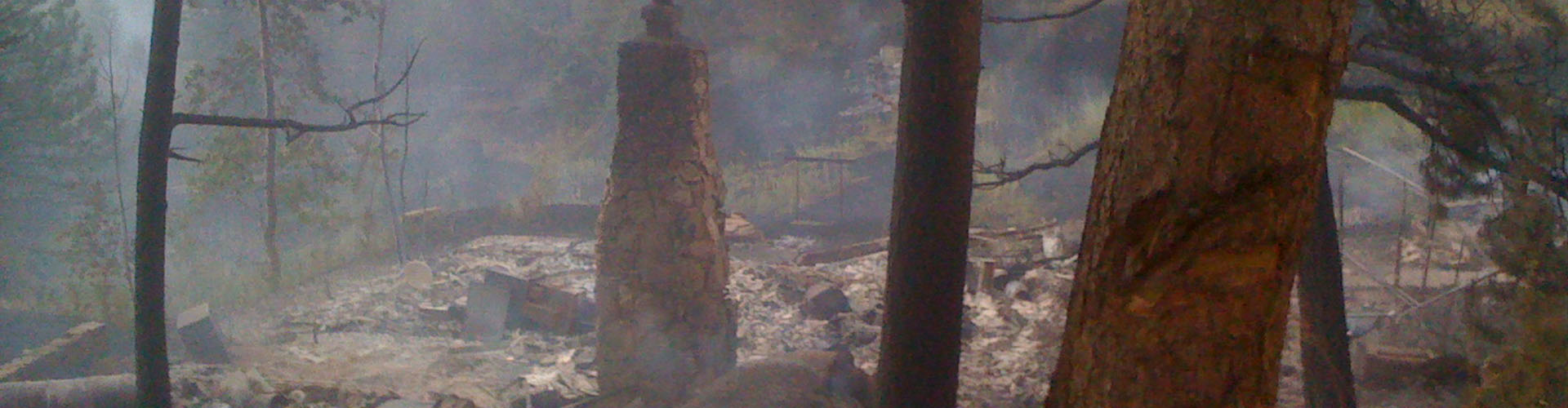 Fire destruction from the Fourmile Canyon Fire