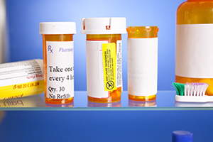 bottles of prescription medication
