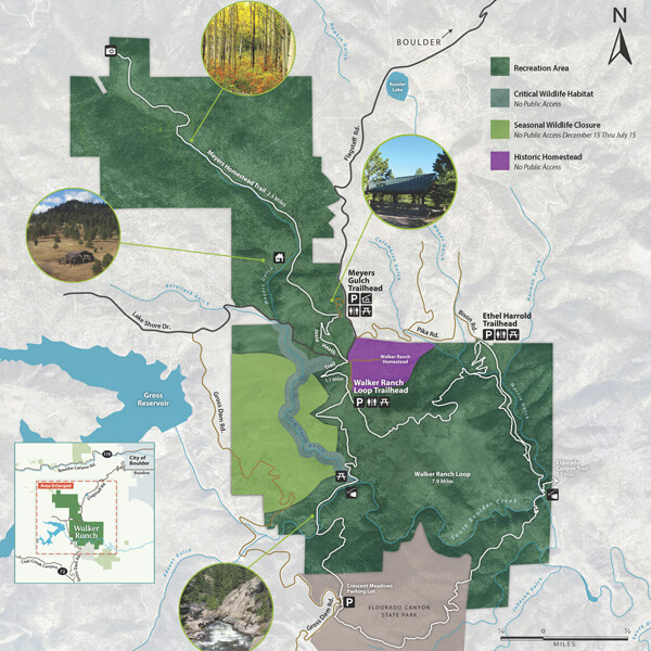 Walker Ranch Trail Map