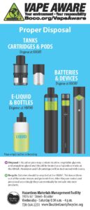 proper disposal of vaping devices