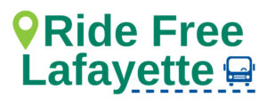 Ride Free Lafayette logo